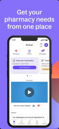Cave's current pharmacy app graphic